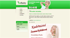 Desktop Screenshot of infinity-kadernictvi.cz